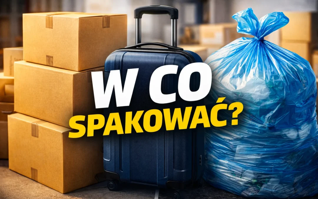 W co się spakować przy przeprowadzce – kartony, walizki, a może worki?